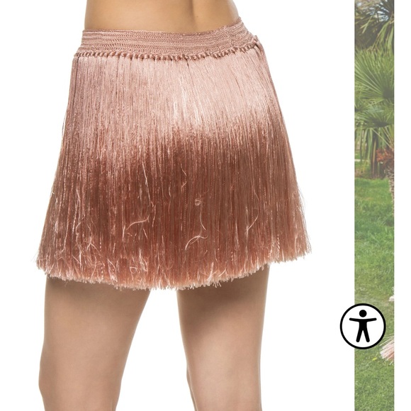 My Beachy Side Angelica Emily in Paris fringe set in blush - Picture 8 of 11